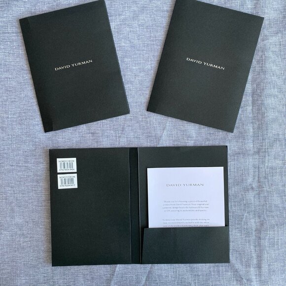 David Yurman Shopping Bag + 3 Receipt Envelopes - Picture 3 of 4